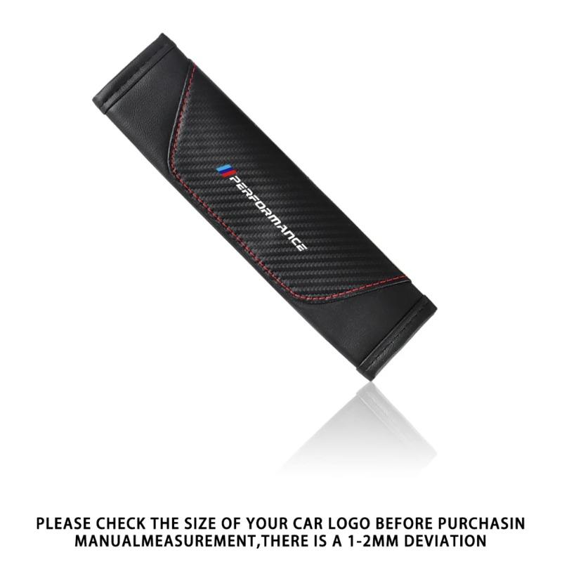 2pcs Universal Car Safety Belt Cover Adjustable Seat Belt Cover Shoulder Strap Covers For BMW M M1 M2 M3 M4 Auto Accessories