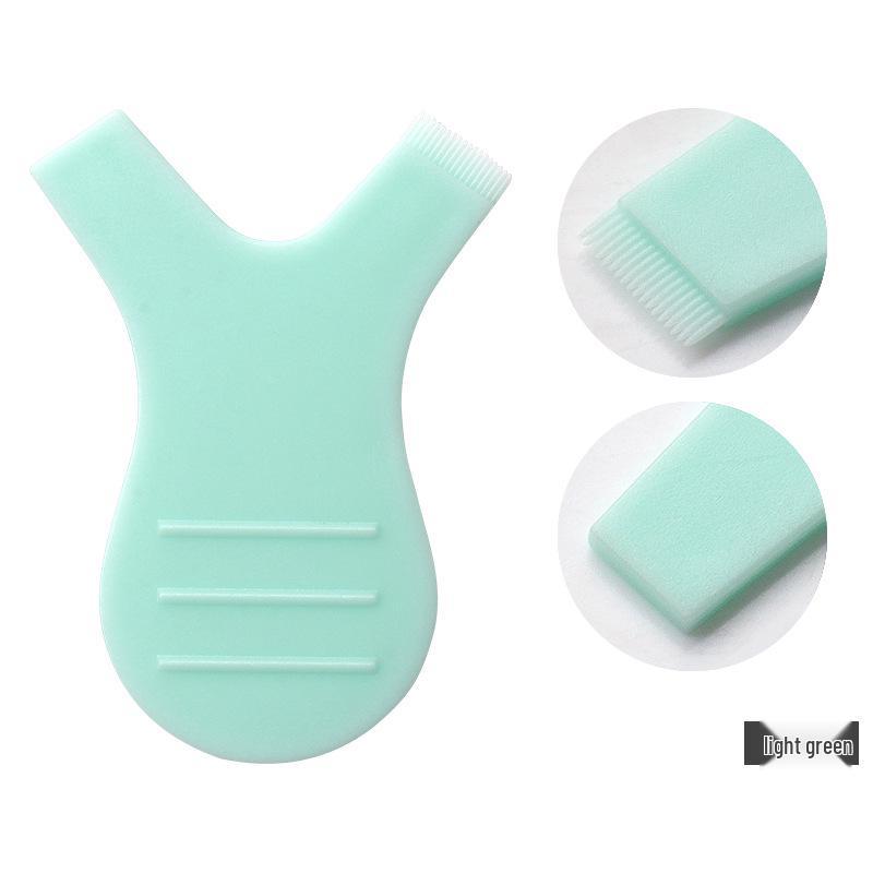 Y-shaped Eyelash Extension Brush, Mini Lash Perm Comb, Portable Eyebrow Brush, False Eyelash Application Tool.