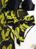 Women's High Waist Bikini 3-Piece Set with Long Shirt - European & American Style 2025 Swimwear