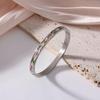 18K Electroplated Women's Retro Enamel Drip Oil Titanium Steel Bracelet, 6mm