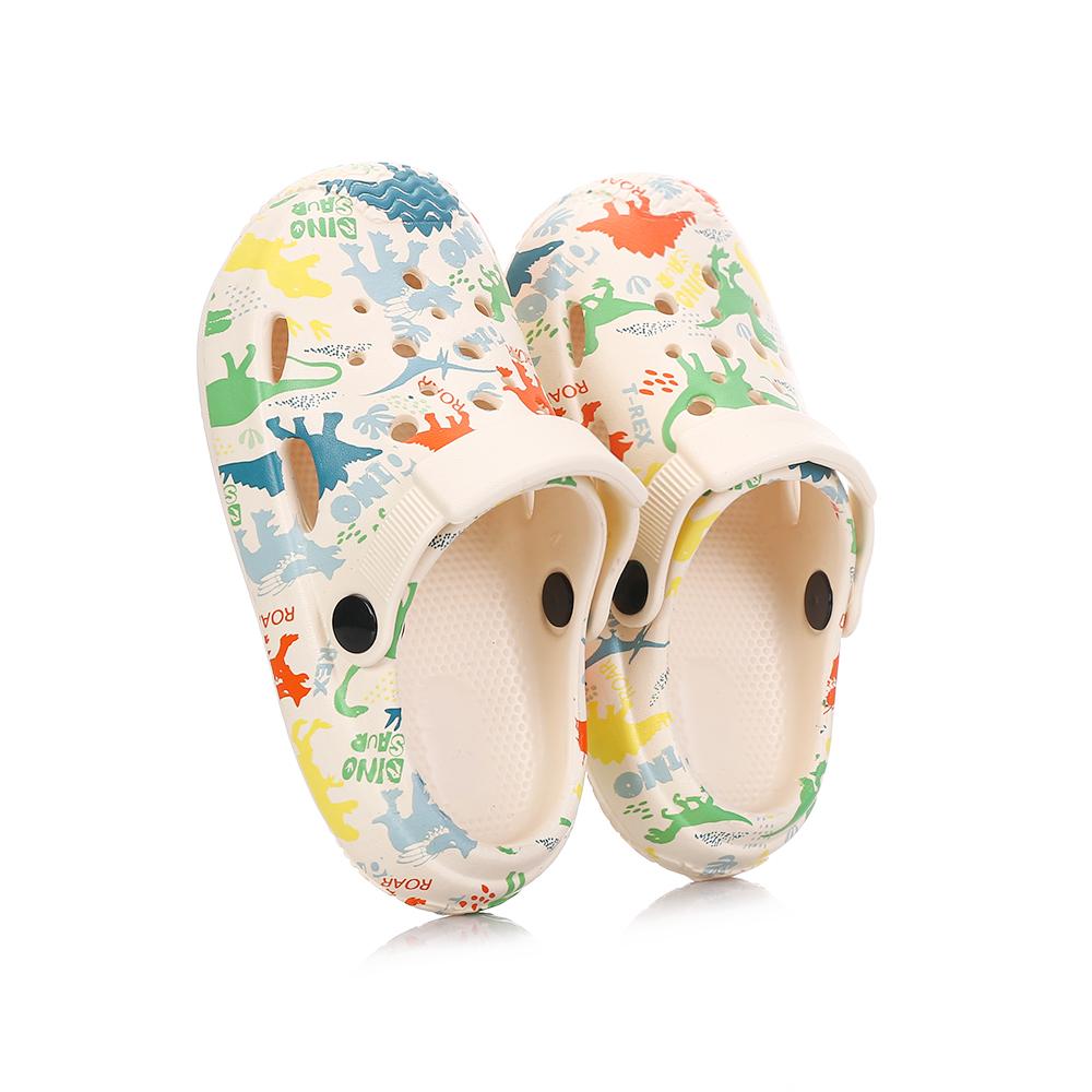 

New Children Garden Shoes Simple Cute Flower Beach Sandals Babies Summer Slippers Soft Kids Outdoor Slippers Flip Shoes 18-19(Inner 14cm)