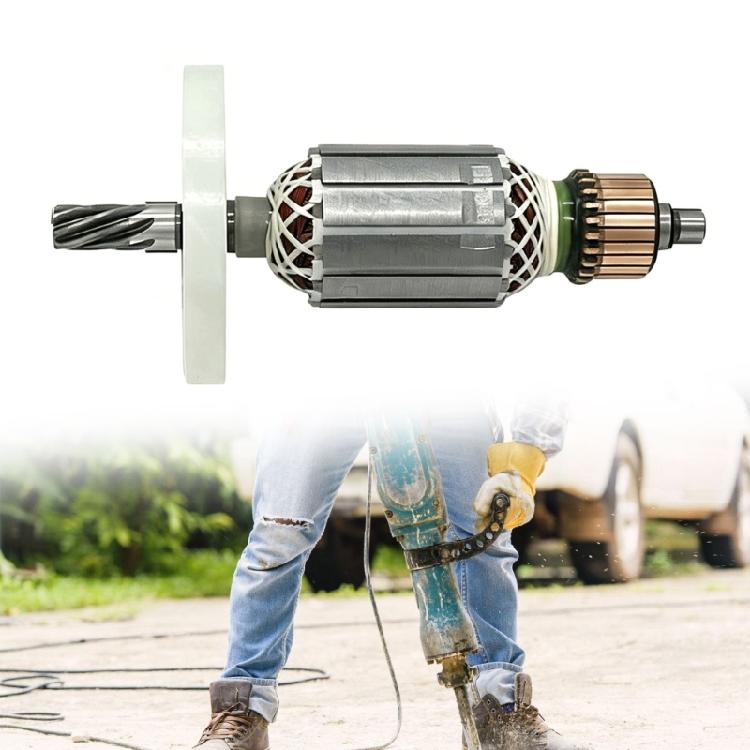 Copper Rotor For 0810 Electric Hammer 7 Tooth AC220V-240V Armatures Rotor Anchors Stator For Power Tool