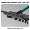 Golf Sand Rake with 17 Tines Portable Bunker Premium for Golfers
