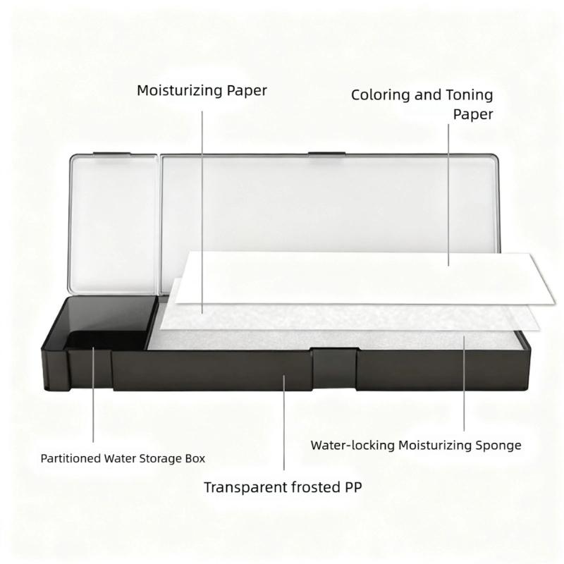 Paint Holder Keep Wet For Miniatures Paint Modeling Acrylic Painting Model Coloring Wet Tray Paint Supplies