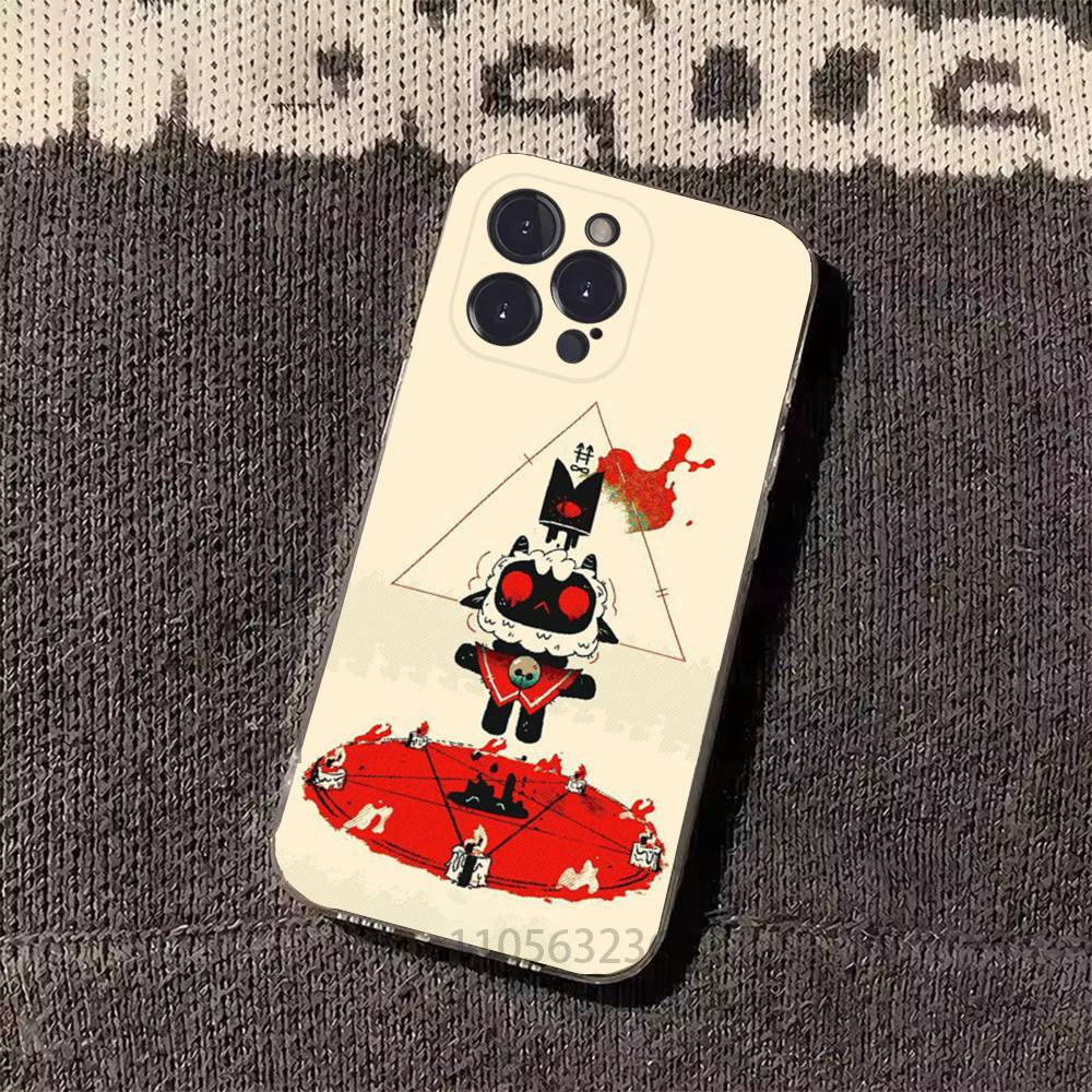 Cult Of The L-Lamb Game Phone Cases For iPhone 17 16 15 14 13 12 11 Pro Max Plus Luxury Camera Protection Plastic