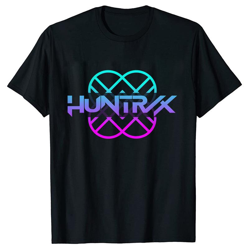 Kpop Huntrx Men's And Women's Short Sleeve T-shirt Unisex Tee Graphic Short Sleeve Shirt Unisex Men Women All-season