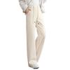 Genuine Brand Cashmere Textured Wide-Leg Pants Women'S New Autumn And Winter Velvet High-Waisted Thin And High Corduroy Straight Trousers
