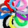 Carabiner Pom Pom Strap Keyring Poggle Key Holder