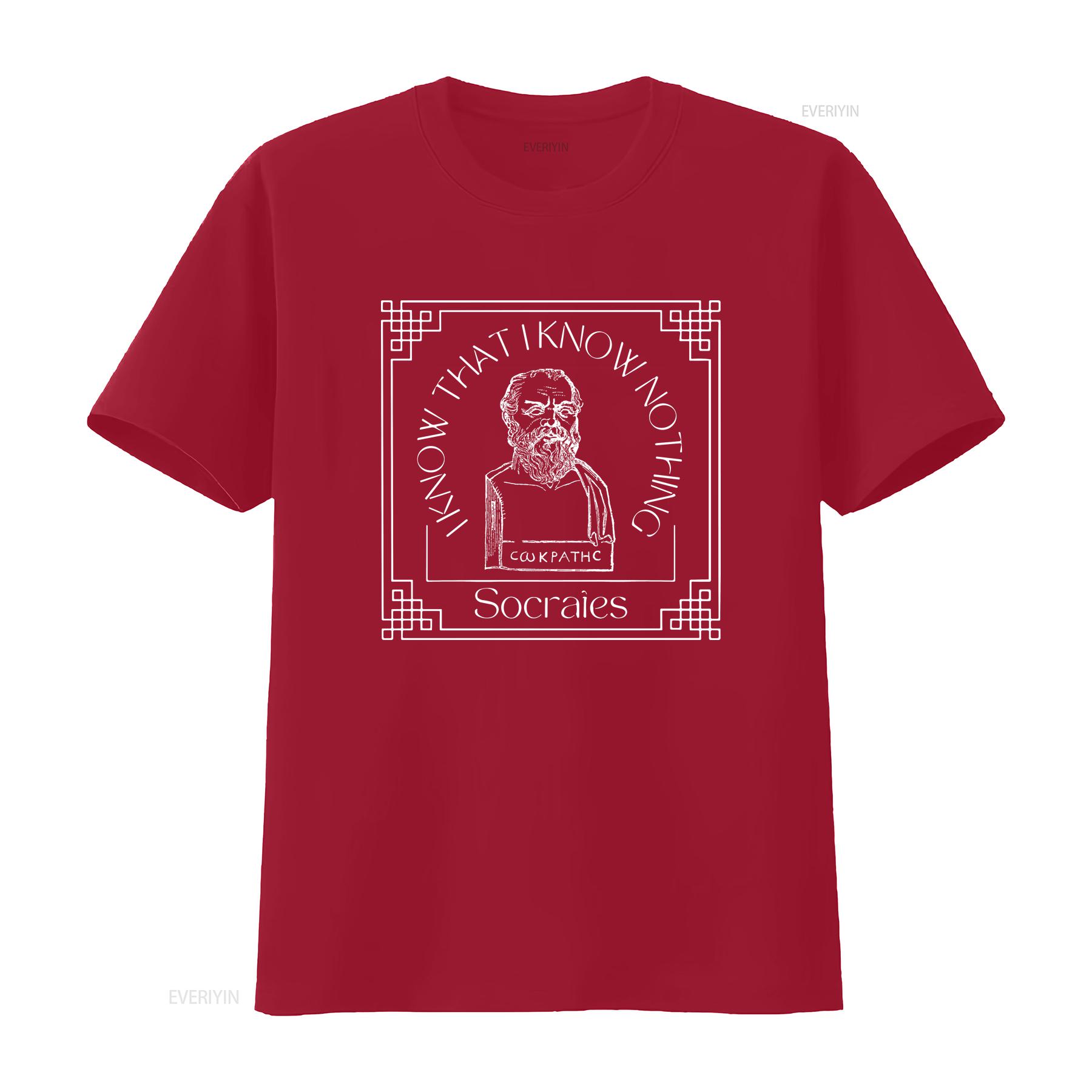 Philosophy T Shirt Greek Socrates Plato Student Stoicism Philosopher Metaphysics vintage Washed Top For Everyday Wear Slightly S
