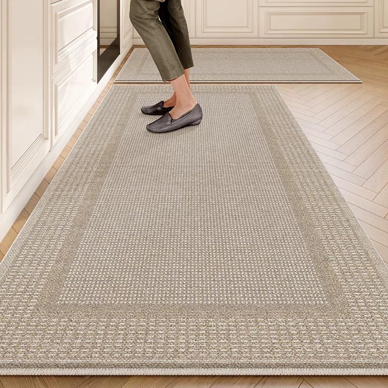 Kitchen floor mat, waterproof, anti slip, oil resistant, erasable, non washable, dirt resistant, specialized for household use, floor mat, carpet