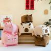 Capybara Plush Square Toy Cute Stuffed Animal Doll Cartoon Decoration Kids Gift