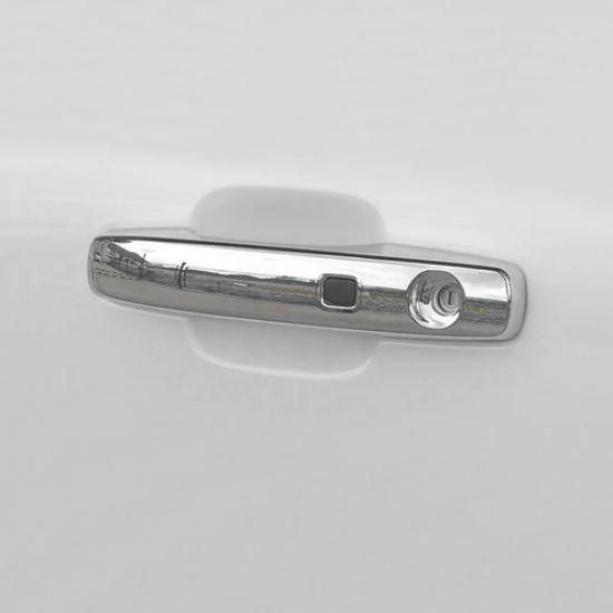 For -2025 Ford Ranger ABS Chrome Door Handle COVERS With Smart Keyholes 4PCS
