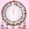 [Natural Gemstone Dream Catcher] Natural Green Gemstone 1pc Dream Catcher - Wind Chimes, Sun Catchers, Home Decor