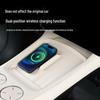 Xiaomi YU7 Anti-slip Wireless Charging Silicone Pad & Center Console Storage with Cup Holder