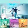36w Led Music Ceiling Light Remote Control Bluetooth Speaker Rgb Rainbow Lamp