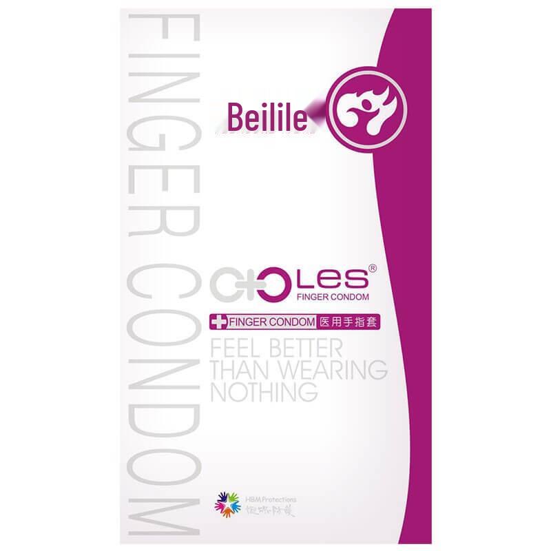 Beilile Ultra-Thin Large Size Lubricated Condoms - Wolf Tooth & Mushroom Design for Family Planning