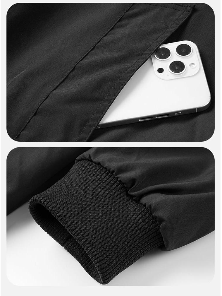 Men's Versatile Korean-Style Stand Collar Jacket for Spring/Autumn