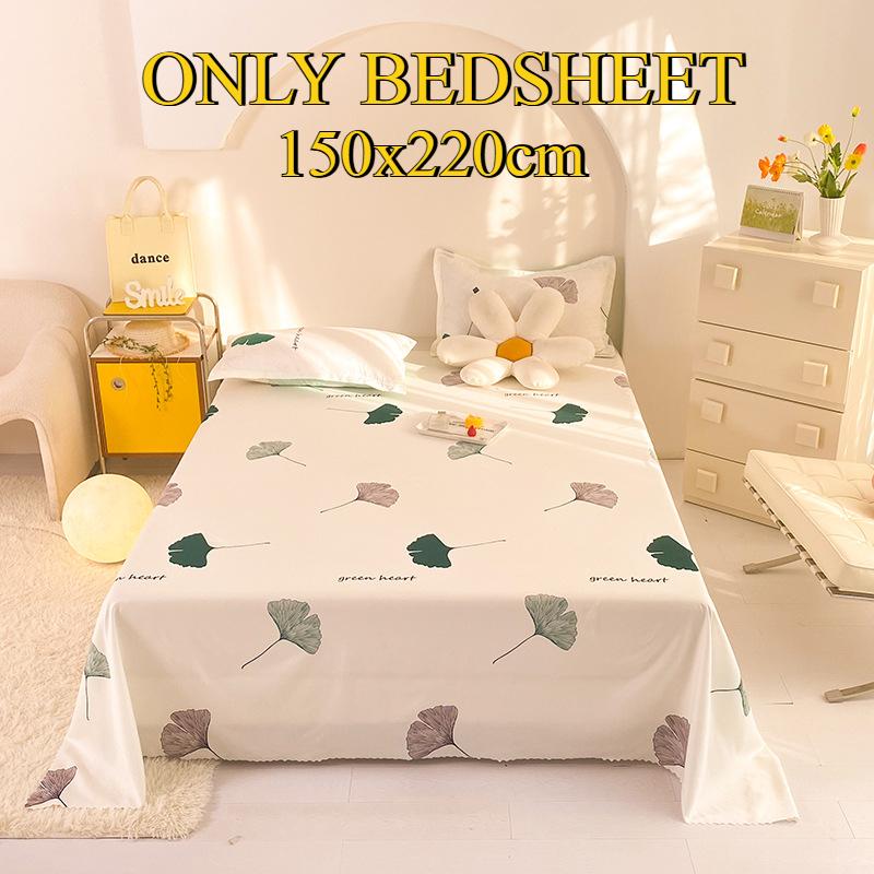 Bettlaken Hautfreundlich Gebürstet Verdickt Doppel Einzelbett Mehrspezifikationslaken für Alle Jahreszeiten