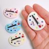 100pcs Creative School Resin Paint Tray Flat Back Flatback Cabochons for Hairpin Phone Case Scrapbooking DIY Jewelry Craft Decor