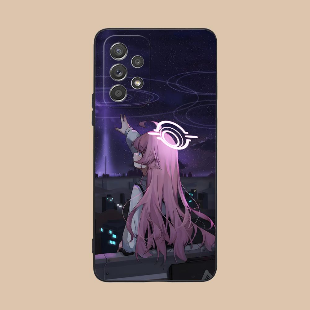 Blue Archive Takahashi Hoshino Matte Mobile Phone Case for Samsung Galaxy M55 54 42 35 34 33 32 23 22 15 14 13 12 F55 5G
