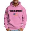 Casual Letter Print Men's Loose Hoodie