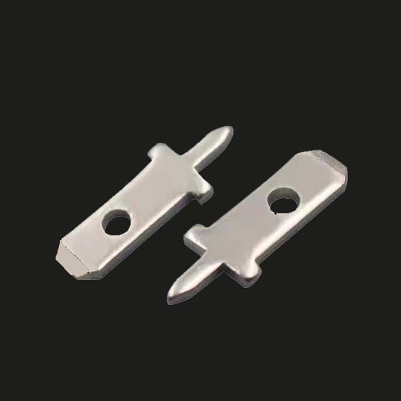 50Pcs 2.8 Inserts Plug Spring Terminal Pcb Solder Lug Thickness 0.8Mm One Legs ,Pcb Welding Sheet