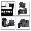 Fuses Box Assembly with Cover for Selected Models, 6R0937550A 180915429 Black Housing with Open Slots, Terminal Posts