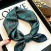 [111 Mulberry Silk] Small Square Scarf Silk Scarf Spring and Autumn Summer with Shirt Neck Protection Decoration Scarf Yarn Thin