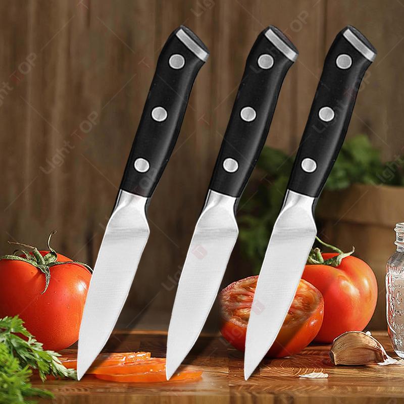 Stainless Steel Chef Knife Fruit Paring Knife Ultra Sharp Forged Knife Cooking Fruit Vegetable Slicing Knife Kitchen Accessories