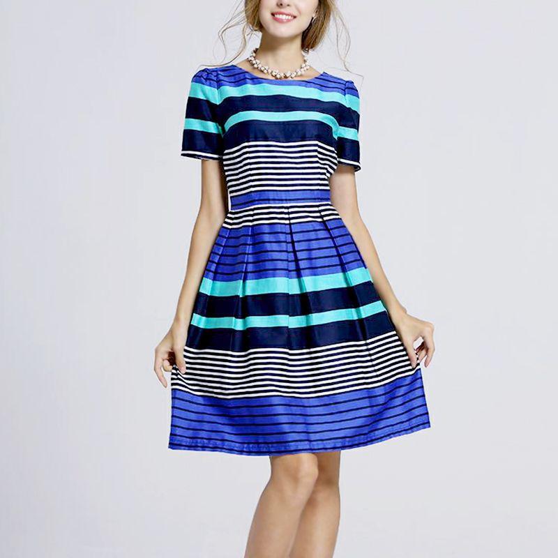 

Women s HANAJIRUSHI Cotton Dress Color(Pure Cotton Stripes) S(98 -- 55.00kg)