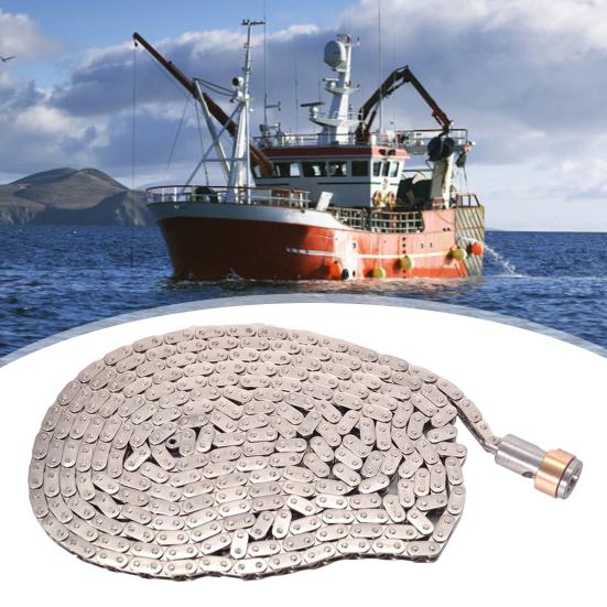 Chain Replacement for Powerfun 500/550 Rowing Machine Stainless Steel Bike Chain with Brass Swivel Connector Rowing Machine Maintenance Kit