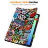 Coque For Samsung Tab S10 FE Case Magnetic PU Leather Fold Smart Cover For Galaxy Tab S9 FE / S10 FE 10.9 Case With Pen Holder
