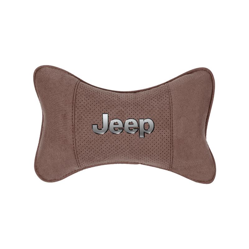 Car Headrest Memory Foam Neck Pillow Auto Accessories For Jeep Wrangler Grand Cherokee Compass Wagoneer Gladiator Avenger Willys AKT1