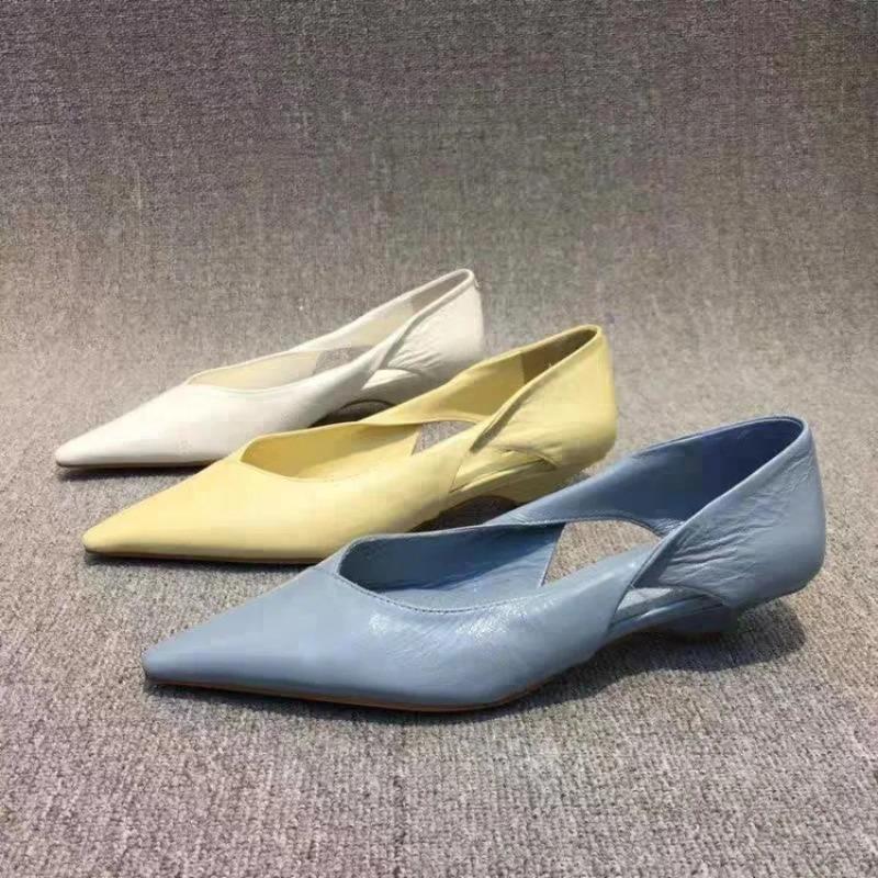 Shoes Woman 2025 Autumn Pointed Toe Modis Casual Female Sneakers Flats Low Heels New Fall Comfortable Cute Dress Solid Lace-Up