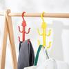 Design Hook Rotating Wardrobe Non Perforated Hanger For Organization Wardrobe