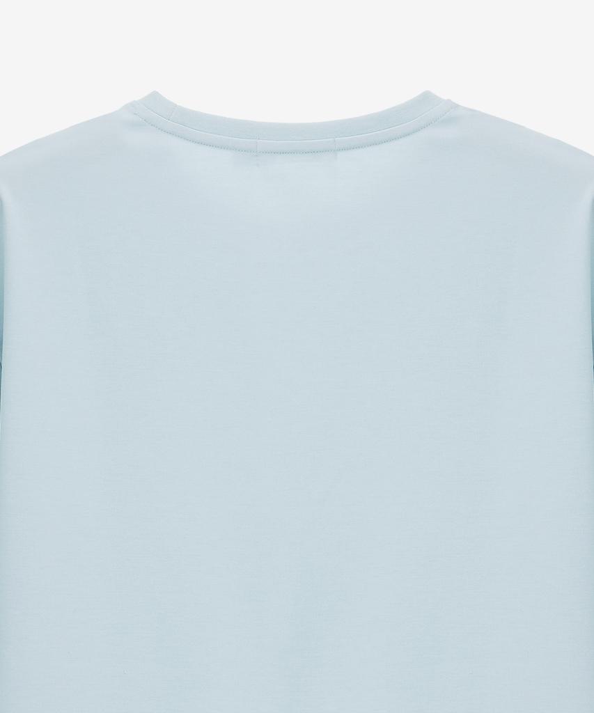 BASIC HOUSE Uni Cool Ponte Short Sleeve T-Shirt Mint Lyts3103 (Type B)