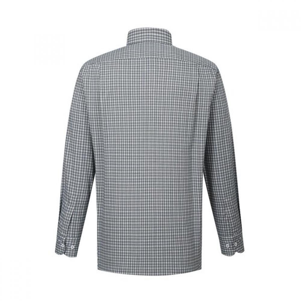 DakS Men S Gingham Check Long Sleeve Shirt dmp1Shcl104e1
