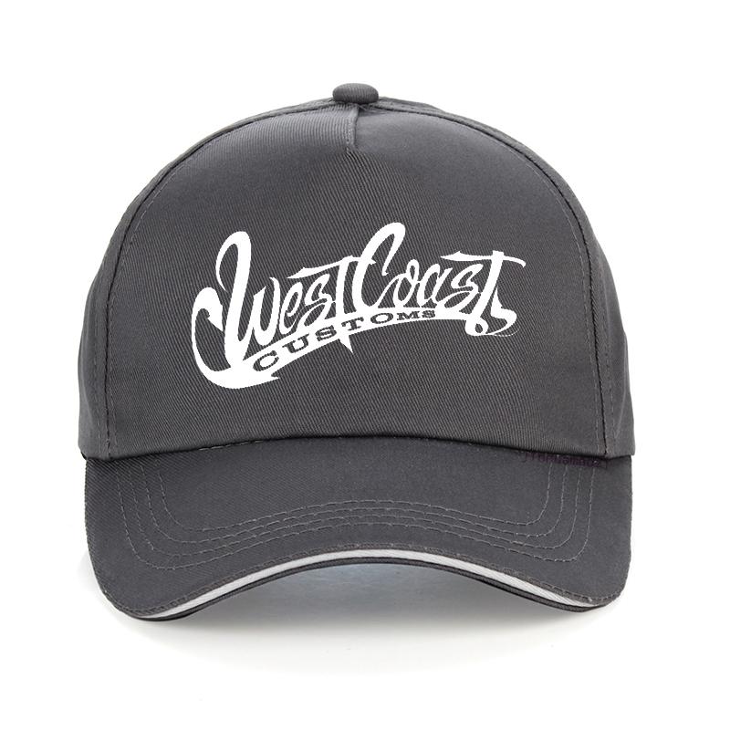 West Coast Tide Card Cartoon Cap Skull Motorcycle100% Cotton Baseball Cap Summer West Coast Customs Unisex Women Snapback Hat
