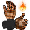 500-800 Centigrade BBQ Fire Gloves Flame Retardant Non-slip Fireproof Extreme Heat Resistant Microwave Oven Gloves Oven Mit