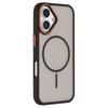For iPhone 16 Magnetic Case Skin Touch TPU+PC Phone Back Cover