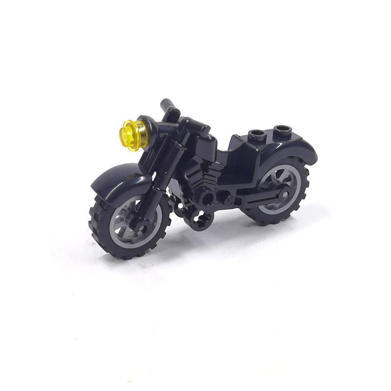 Mannequin building block two-wheeled motorcycle off-road vehicle racing Harley sheep toy