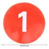 11PCS TPE Training Discs Round Flat Marker Set Portable Spot Markers  Soccer Training