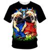 New Summer Hot Sale Dog Men's/women's Fashion Slim T-shirt 3D Print T-shirt Casual Top Kids Clothing