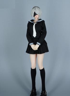 Toys & Hobbies [TOYBARJAPAN] 16 Scale Action Figure Compatible with TBLeague Body, SAtoys SA011B Beautiful Female Fashion Sexy High School Girl JK