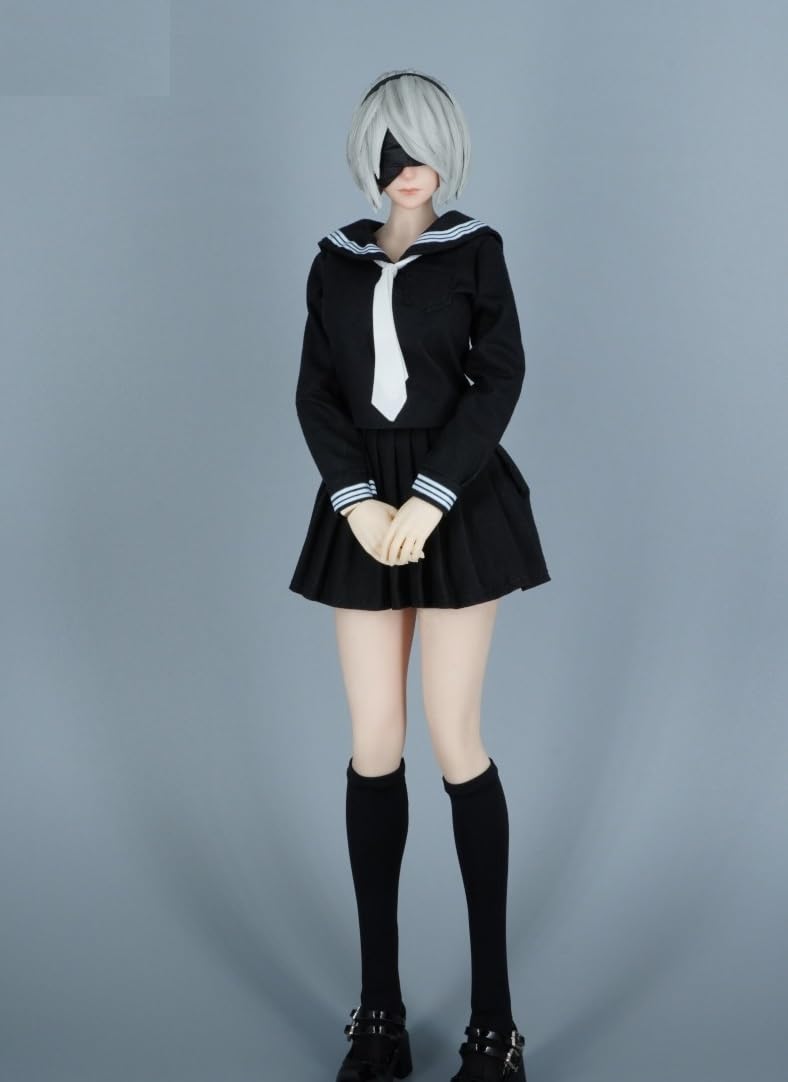 

Toys & Hobbies [TOYBARJAPAN] 16 Scale Action Figure Compatible with TBLeague Body, SAtoys SA011B Beautiful Female Fashion Sexy High School Girl JK