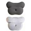 Contoured Cervical Support Pillow with Medium-Support Memory Foam, Breathable Structure for Bedroom or Dorm Room Rest