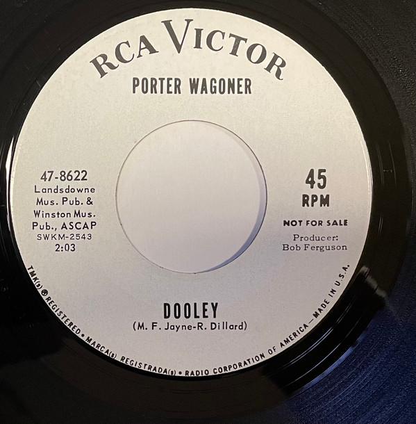 

7inch Record PORTER WAGONER - Dooley 478622PROMO RCA VICTOR US Country/Folk Used