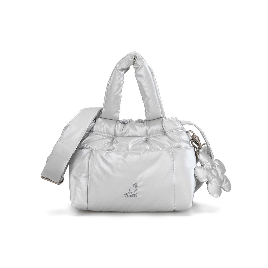 Kangol Puffer Small Tote Bag 4002 Silver