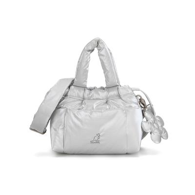 Kangol Puffer Small Tote Bag 4002 Silver