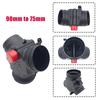 75MM/ 90MM/ 90MM TO 75MM Vavle Flap Adjustable Air Diesel Heater Vent Ducting T Branch Splitter Exhaust Pipe Joiner Connector